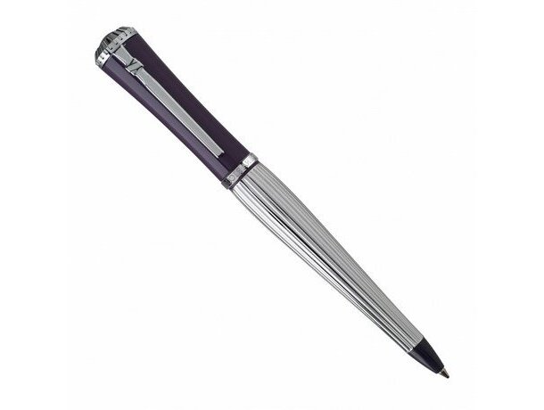 Bolígrafo combinado con plata y púrpura de la marca Nina Ricci personalizado Bolígrafo combinado con plata y púrpura de la marca Nina Ricci personalizado