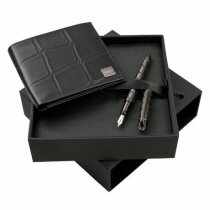 conjunto de cartera cocodrilo con pluma de la marca Ungaro personalizado conjunto de cartera cocodrilo con pluma de la marca Ungaro personalizado