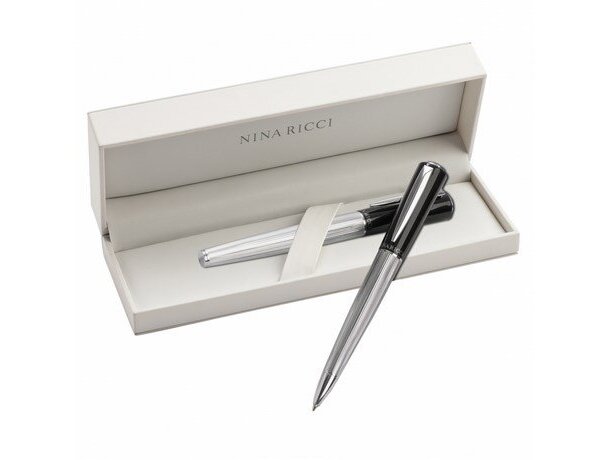 Estuche de bolígrafo con roller de diseño de la marca Nina Ricci personalizado Estuche de bolígrafo con roller de diseño de la marca Nina Ricci personalizado