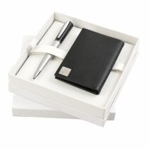Estuche con cartera y bolígrafo a juego de la marca Nina Ricci personalizado Estuche con cartera y bolígrafo a juego de la marca Nina Ricci personalizado