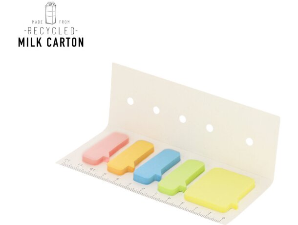 Bloc de notas Kalinex de cartón de leche reciclado detalle 1