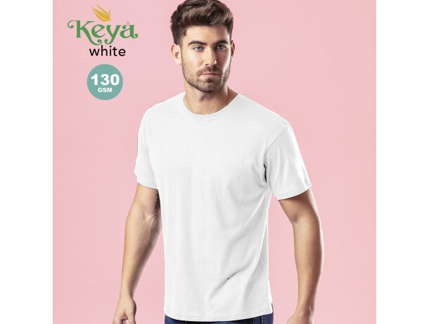 Camiseta Adulto Blanca "keya" Mc130