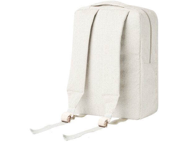 Mochila para niños personalizada para portátil algodón reciclado Bigail detalle 3
