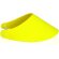 Visera de caucho ajustable personalizada amarilla