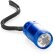 Linterna de aluminio de 6 leds personalizada azul