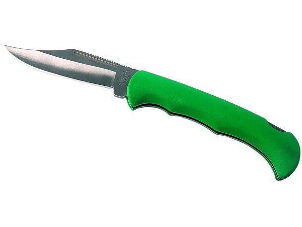 Navaja con bloqueo en varios colores personalizada verde