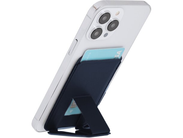 Tarjetero soporte Rickard fabricado en PU reciclado con adhesivo detalle 10