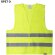 Chaleco reflectante Safrox en poliéster RPET reciclado detalle 1