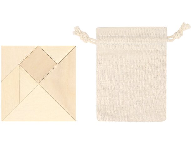 Puzzle de madera Moranex educativo para niños con funda detalle 2