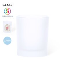 Vaso cristal sublimación Loter acabado mate