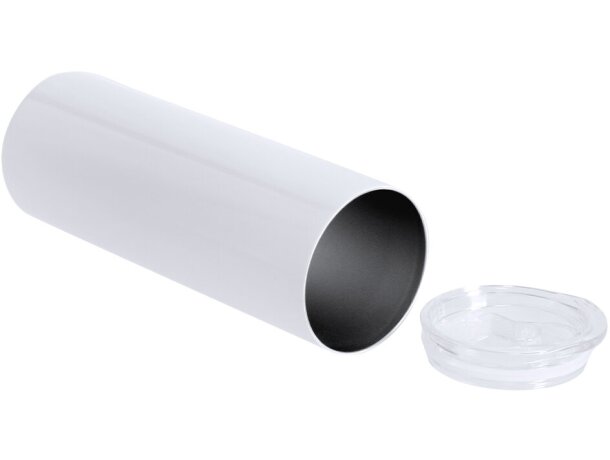 Vaso térmico Mizu 600ml blanco brillo para sublimación detalle 3