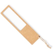 Marcapáginas Kigan cartón reciclado lupa 3x cordón