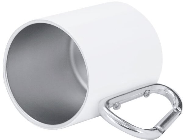 Taza de acero inoxidable Beesbur con asa mosquetón 220ml detalle 3