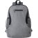 Mochilas infantiles en poliéster con bolsillo frontal rPET Sergli Gris