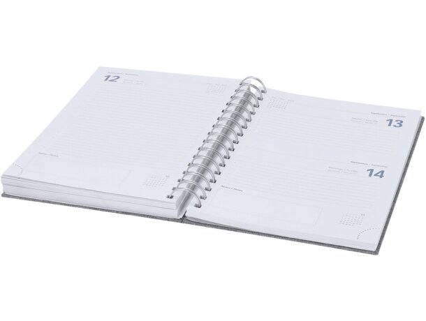 Agenda Sinclex A5 con tapas rígidas en poliéster RPET detalle 4