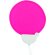 Pai pai combinado blanco y colores fucsia