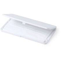 Portamascarillas Kloe rígido blanco de polipropileno