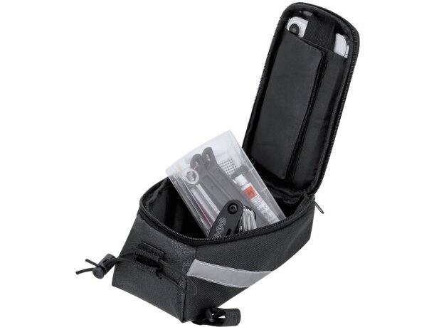 Bolsa bici Nebrer en poliéster reciclado con reflectantes detalle 4