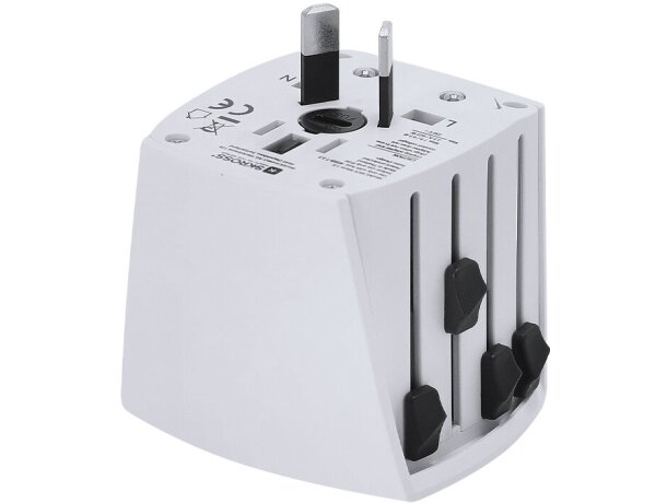 Adaptador viaje universal Skross Muv Micro multiregión compacto detalle 2