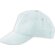 Gorra básica en algodón con 5 paneles blanca