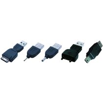 Cargador de linterna con 5 adaptadores personalizado Cargador de linterna con 5 adaptadores personalizado