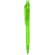Bolígrafo original de rPET transparente de colores tinta azul Surten Verde