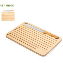 Tabla bambú con surcos para cortar pan Myoria