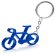 Llavero Ciclex con forma de bicicleta azul