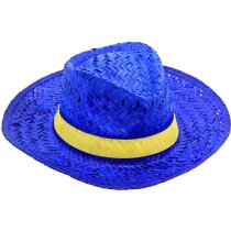 Sombrero de colores en paja Splash personalizado