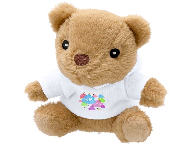 Peluche Glik en poliéster reciclado con sudadera personalizable detalle 2