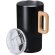 Taza térmica Zaran acero inoxidable reciclado asa de madera detalle 3
