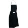 Bacatus delantal de cocina personalizado negro