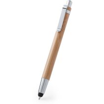 Bolígrafo de bambú con puntero economico Bolígrafo de bambú con puntero economico
