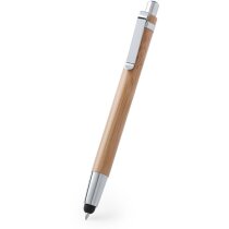 Bolígrafo de bambú con puntero