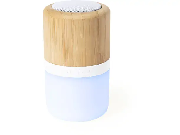 Kevil Kevil altavoz bambú Bluetooth 5.0 LED multicolor 3W