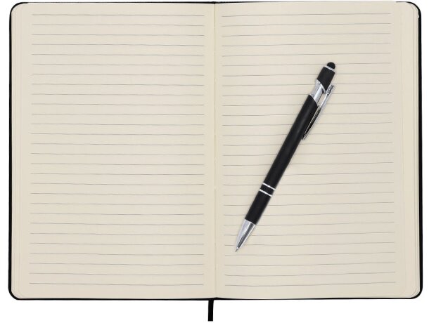 Bloc notas Rubín A5 con portada rígida en poliéster reciclado detalle 5