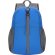 Mochila plegable Chermel en Ripstop RPET 210D con asa Azul