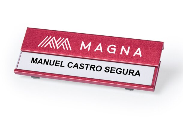 Identificador Bindel de aluminio para equipaje personalizado