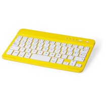 Teclado con conexión bluetooth negro con logo Teclado con conexión bluetooth negro con logo