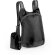 Mochila plegable de material ripstop negra barata