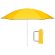 Sombrilla plegable Misarya con protección UV y funda de nylon Amarillo
