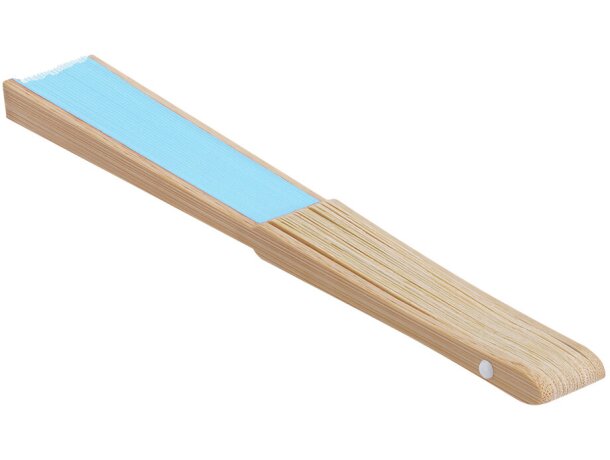 Abanico Mynor de bambú y poliéster 190T personalizable detalle 2