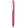 Bolígrafo de colores con clip blanco rojo