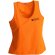 camiseta de tirantes de mujer personalizada naranja
