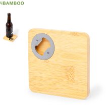 Posavasos abridor bambú Lestral acero inoxidable