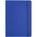 Bloc notas Trekon con portada de PU reciclado y hojas crema Azul