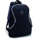 Mochila urbana con bolsillos laterales de rejilla negra barata