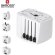 Adaptador viaje universal Skross Muv Usb 30w Pd blanco detalle 1