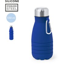 Botella de acero inoxidable personalizada Fael con cuerpo flexible 550ml