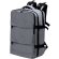 Mochila para portátil promocional con puerto usb de rPET 300D Myriax detalle 2
